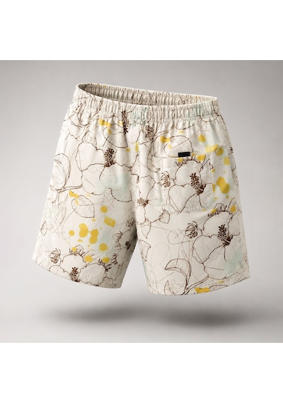 Oxbow Bacara Volley Short İmprıme E8bacara E8bacara C71 Beyaz
