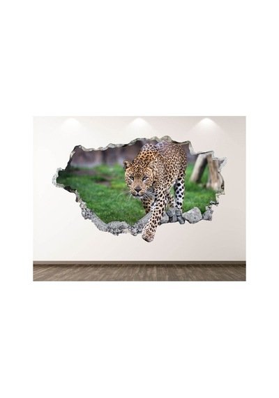 Vahşi Yaşam Muhteşem Hayvanlar Full Hd Baskı 3d Modern Duvar Sticker