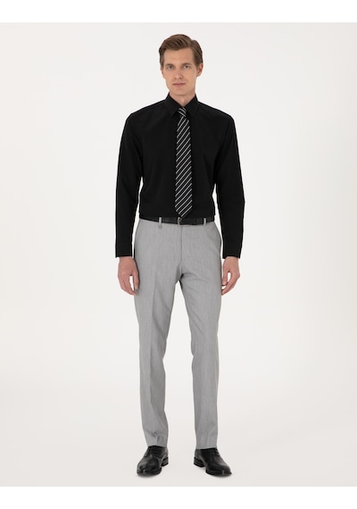 Pierre Cardin Erkek Siyah Gömlek Basic 50316734-vr046 Siyah