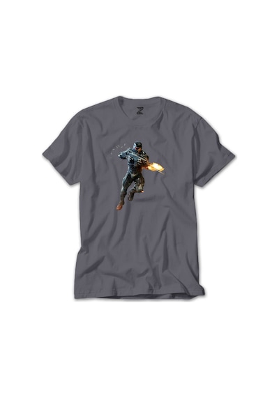 Crysis Fire Warrior Gri Tişört