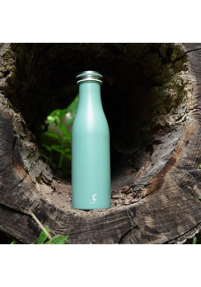 Lurch - 500 Ml Adaçayı Yeşil, Paslanmaz Çelik Termos - Çift Cidarlı, Sızdırmaz - 240803 Beyaz