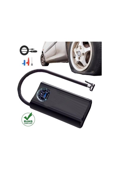 Tr H-9293 Akıllı Dijital Hava Kompresörü, 4000mah, 150psı, Şarjlı, Araç Lastik Top Şişirme Genel