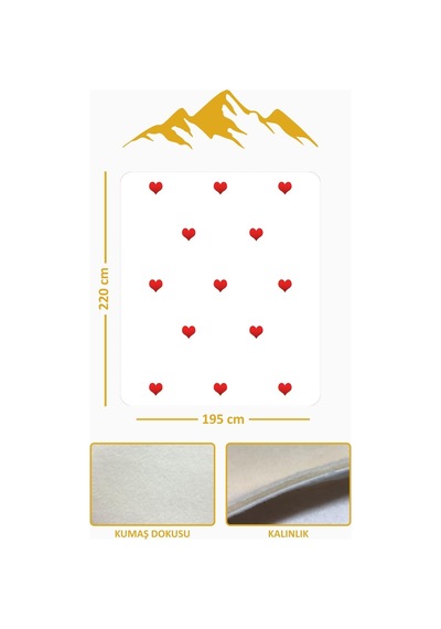 Soft Touch Çift Kişilik Modern Konfor Serisi Termal Battaniye Ybt0049 Renkli