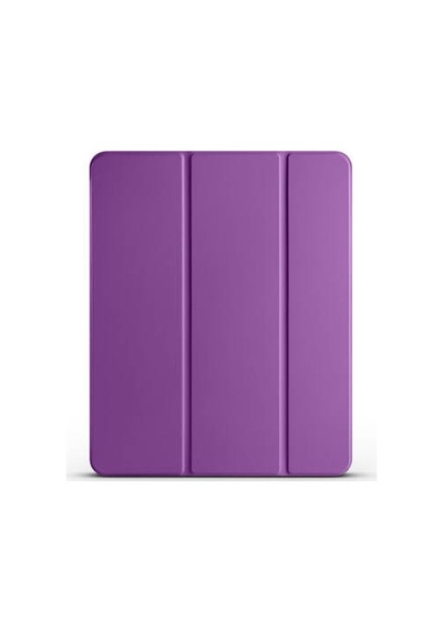 Lexroo İpad Pro 13 2024 Smart Cover Kalem Bölmeli Standlı 1-1 Kılıf - Mor