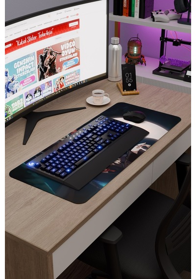Hu Tao Genshin Impact Anime Gacha V3 - 70x30 Xl Gaming Mouse Pad Fare Altlığı