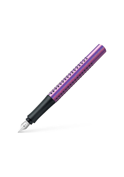 Faber Castell Grip Dolmakalem M Uç Mor Işıltılı Çok Renkli