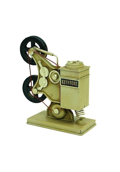 Dekoratif Metal Sinemaskop Biblo Vintage Ev Ofis Hediyelik