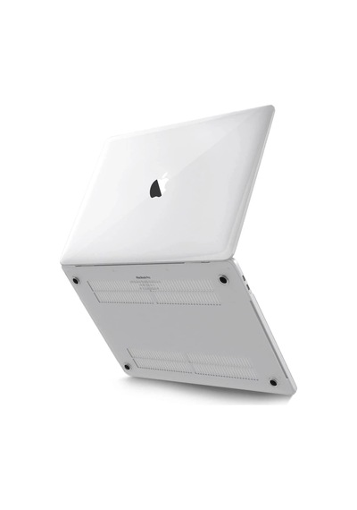 Newface Macbook Uyumlu Pro 13 2020 Macbook Uyumlu Buzlu Kapak Semeglbl - 58 - Şeffaf