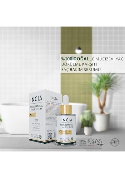 %100 Doğal Saç Bakım Serumu Biberiye Yağı Saç Dökülmesi Karşıtı 10 Değerli Yağ 30 Ml 89804801