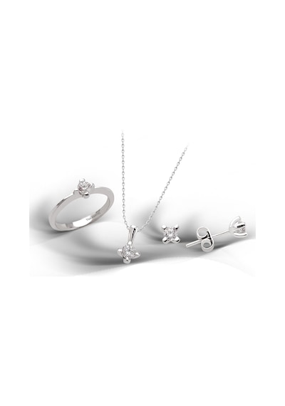 Kuyumcudükkani Tektaş Mini Set -24028-w-w 22 Beyaz