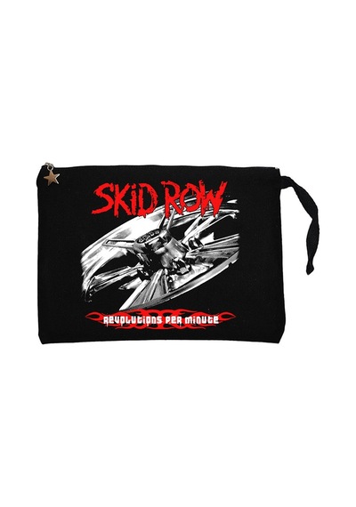 Skid Row Revolutions Per Minute Astarlı Cüzdan / El Çantası Siyah