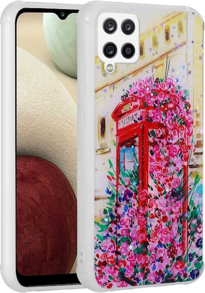 Zore Galaxy Uyumlu M33 Kılıf Simli Desenli Kamera Korumalı Parlak Popy Kapak - Kulübe Kulübe