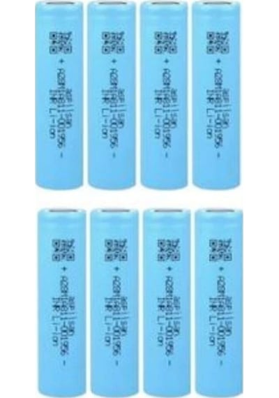 Aspilsan Inr18650a28 3.7v 2900mah 25a Discharge Şarjlı Li-ion Pil - 8 Adet Set