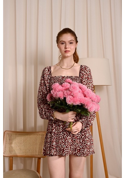 Pembe Yapay Krizantem Çiçeği Demeti 9 Dallı Lüx İpeksi Dokulu 37 Cm