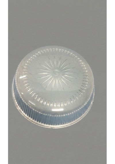 Glop Armatür Kapağı Standart Ölçü Çapı 19 Cm , 3 Tırnaklı Pastik Şeffaf Geçme Kapak 1 Adet 1