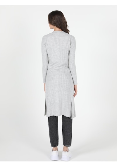 Colin's  Slim Fit  Kadın Gri Hırka CL1050577_Q1.V1_LGM
