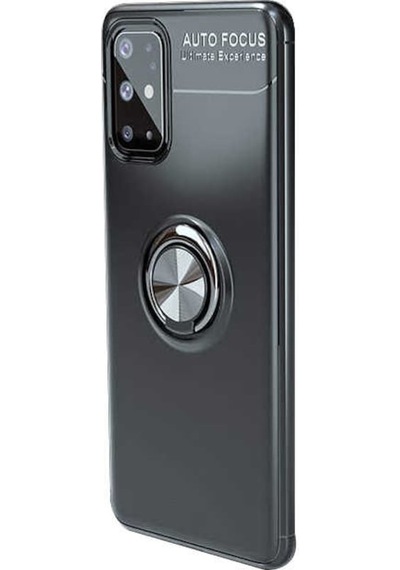 Samsung Galaxy Uyumlu S20 Plus Kılıf Yüzüklü Magnetli Ravel Case