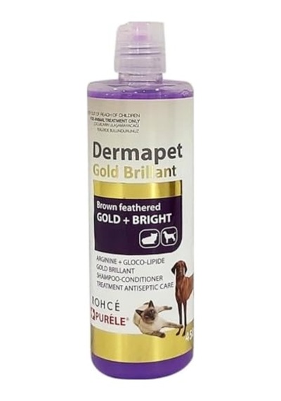 Purele Dermapet Sarı Kahverengi Irk Kedi Ve Köpek İçin Dermatolojik Etkili Kremli Şampuan, 450ml