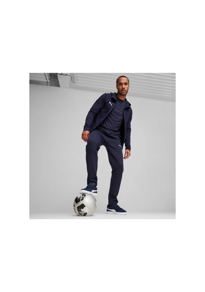 Teamfınal Casuals Football Erkek Kapüşonlu Ceket Puma Navy-puma Silver