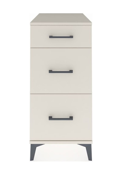 Kronos Komodin 3 Çekmeceli 44x59x96 Aytaşı-aytaşı Aytaşı