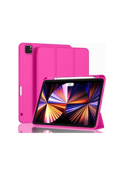 Apple Uyumlu iPad Pro 12.9 4. Nesil Ve 3. Nesil Kılıf Pen Charge Kalem Bölmeli 2018 - 2020