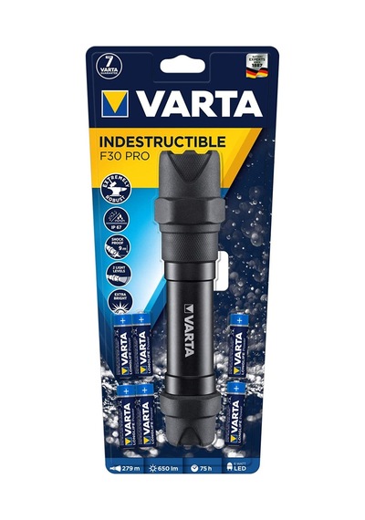 Varta indestructible F30 Pro Led El Feneri Siyah