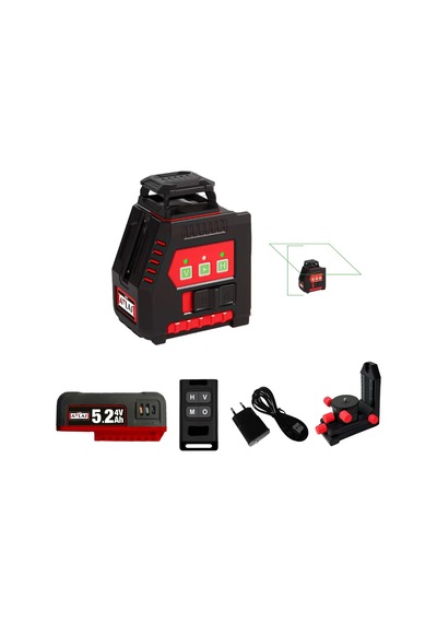 Attlas Atll5l-501c 4 Yatay 1 Dikey Yeşil Lazer Hizalama Cihazı 1x5.2 Ah Akülü - A106081