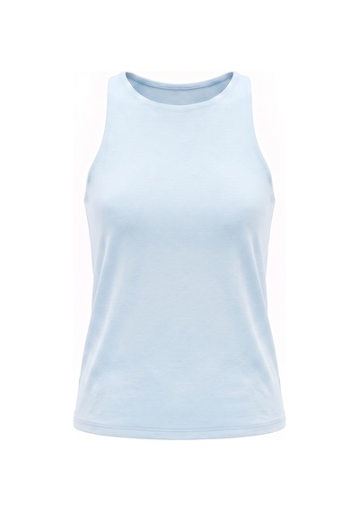Bonbon Kadın Basic Kolsuz İçi Yarım Astarlı Tshirt Bb2538 Mavi