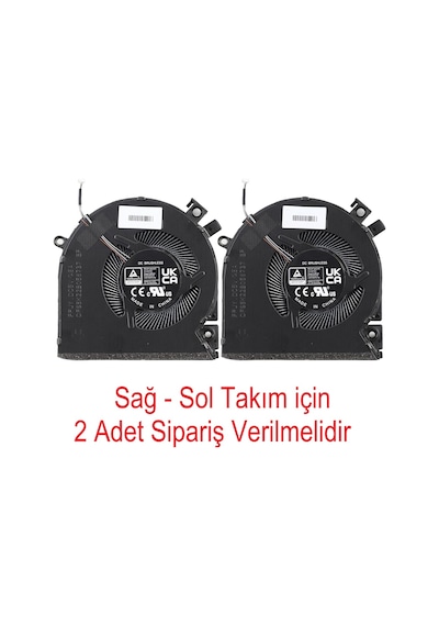 Hp Victus 15-fa 15-fb 15t-fa Serisi Notebook Cpu, Gpu Fanı 1 Adet -