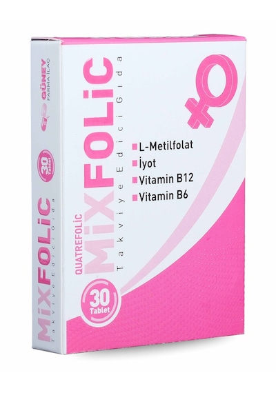 Mixfolic Takviye Edici Gıda 30 Tablet