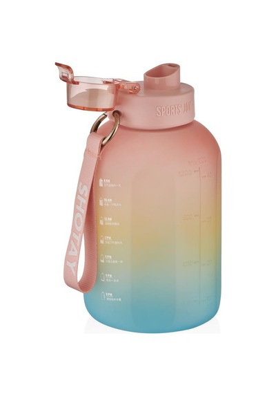 Shotay Colorful Su Matarası Tritan Pembe 1500ml Pembe