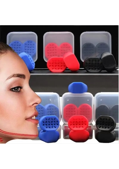 Face Yoga Başlangıç-orta-zor Jawline Çene Kası Egzersiz Topu 6'lı Set