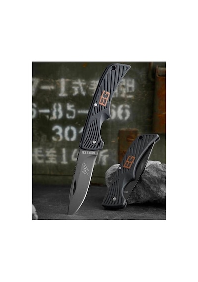 Bear Grylls Manuel Cep Çakısı 14.6cm Yeşil