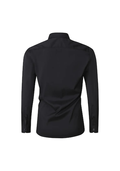 Erkek Slim Fitt Uzun Kol Likralı Gömlek 2392 Bgl-st04380 Siyah