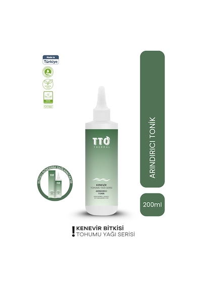 Tto Thermal Kenevir Bitkisi Tohumu Yağı Arındırıcı Tonik 200 ML