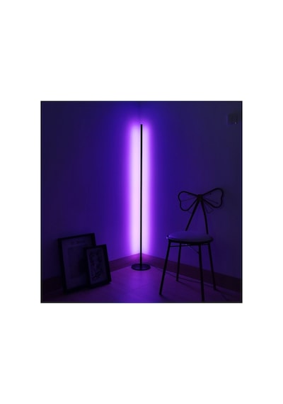 Tuya Smart Uyumlu Telefon Ve Kumanda Kontrollü Oda Aydınlatma Sistemi Full Rgb - 150 Cm Wifi Siyah