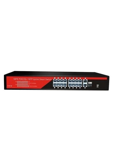 Ezcool 16port Ez-16psf-sfp Gıgabıt 1-sfp 2-uplınk 240w Yönetilemez Swıtch