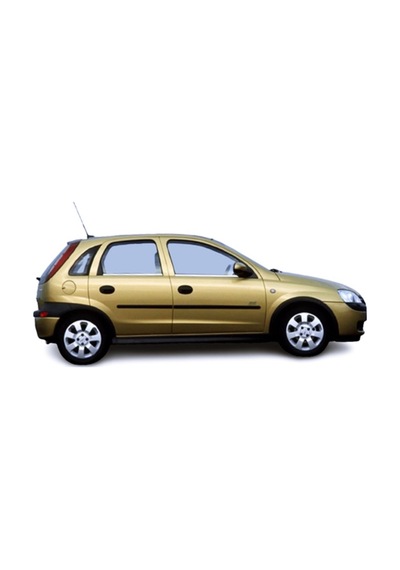 Opel Corsa C Krom Cam Çıtası 4 Prç P.çelik 2000-2007 Arası