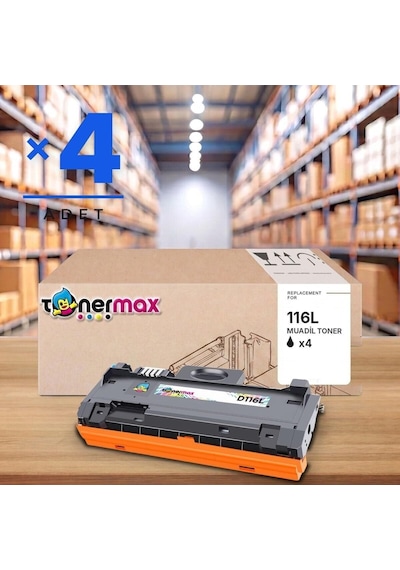 Samsung M2675f Uyumlu Toner Çipli Mlt-d116l 4'lü 3.000 Sayfa
