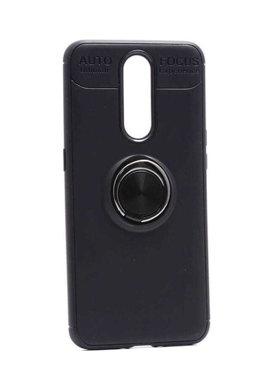 Oppo Rx17 Pro Kılıf Zore Ravel Silikon Kapak Siyah