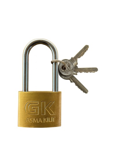 Uzun Tip Sarı Kancalı Asma Kilit 50 Mm Gk