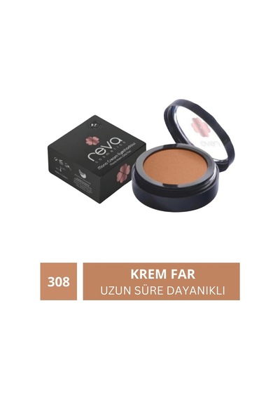 Lexroo Vegan Krem Göz Farı - No. 308 Temiz Içerik, Uzun Süre Kalıcı & Mono Cream Eyeshadow