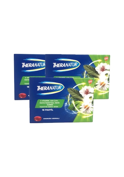 Theranatur Ahududu Aromalı 16 Pastil 3 Adet
