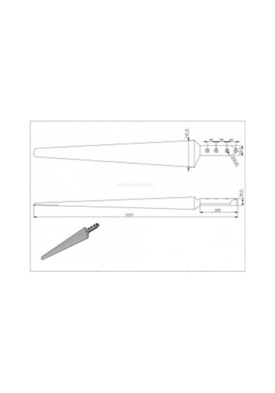 İsta Breeze 107 Cm Kompozit Kanat 3'lü Set