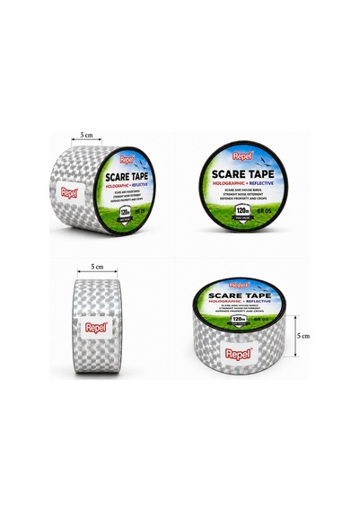 Repel Br 05 Holografik Kuş Kovucu Reflektör Şerit, 120 Mt, 5 Cm Genişlik