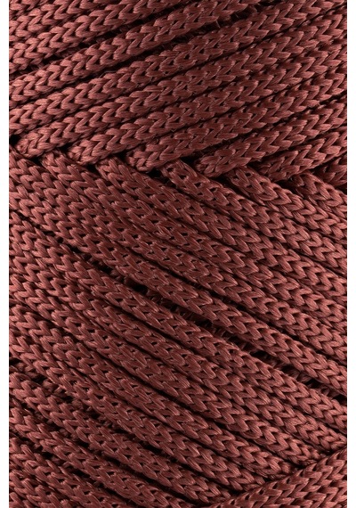 Polyester Makrome İpi 3 Mm 250 Gram Makrome İp Gül Kurusu 120 Metre Supla İp Ve Çanta İpliği