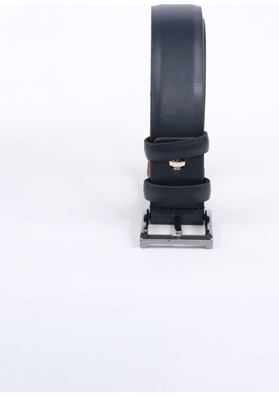 Morven Erkek Lacivert Classic Analin Deri Kemer 22mc006005200 Lacivert