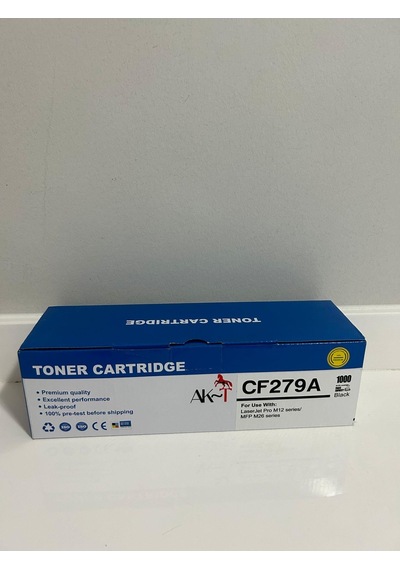 Ak Hp Cf279a Çipli Siyah Uyumlu Toner 1000 Sayfa