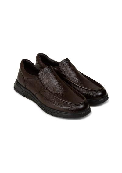 Deery Erkek Hakiki Deri Kahverengi Loafer Ayakkabı - 01999mkhvc01 Kahverengi