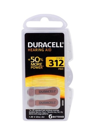 Duracell 312 Kulaklık Pili